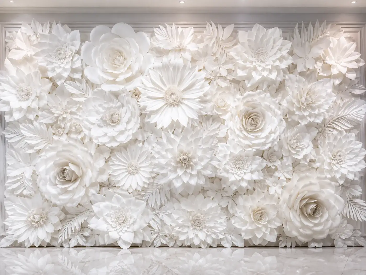White Paper Flowers